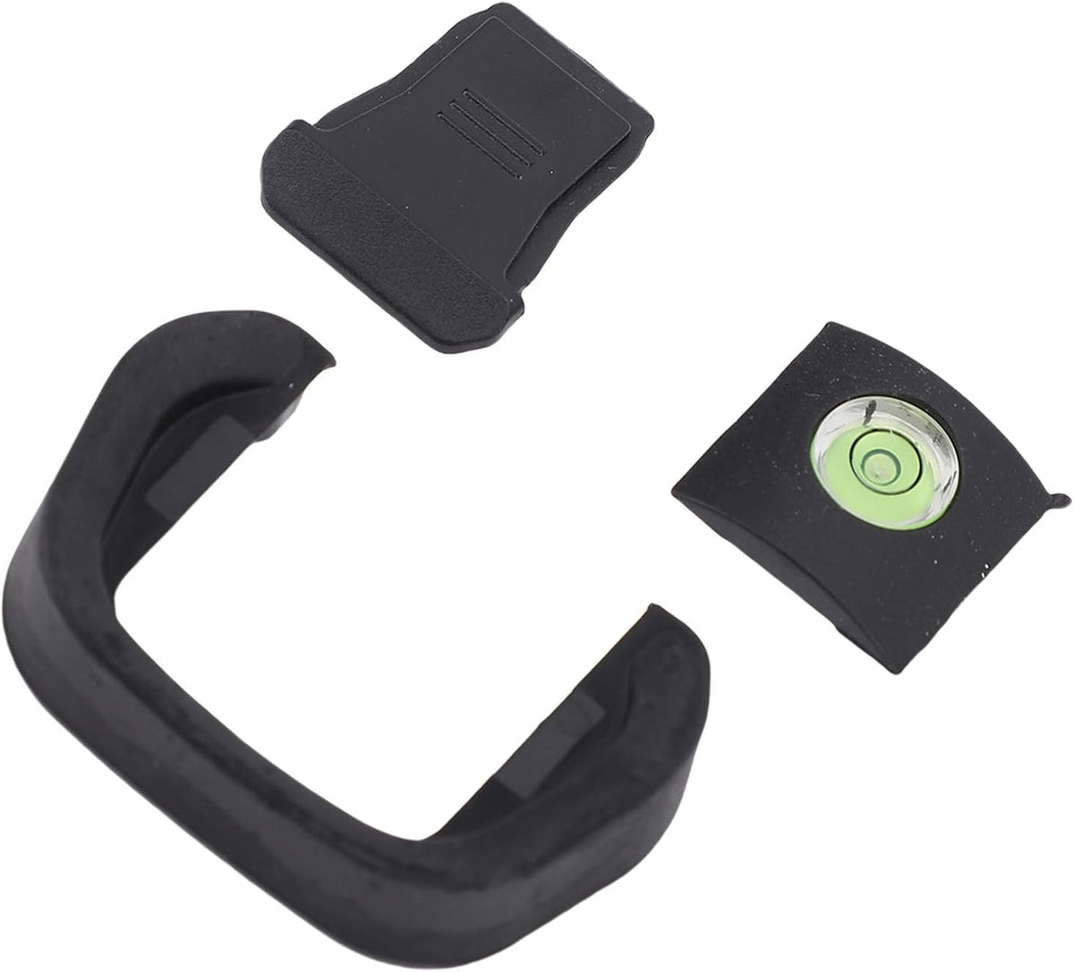 R5 R6 Yunseity Camera Eye Cup Viewfinder, Hot Shoe Cap Level Kit fit for with Bubble Spirit Level, Silicone Material