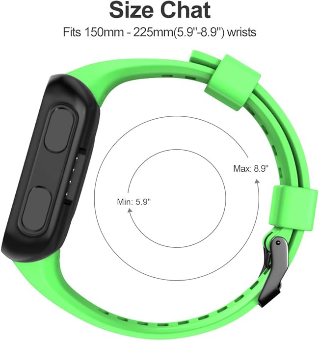 Compatible with Garmin Forerunner 35 Band,Solf Silicone Replacement Bands for Garmin Forerunner 35 Watch