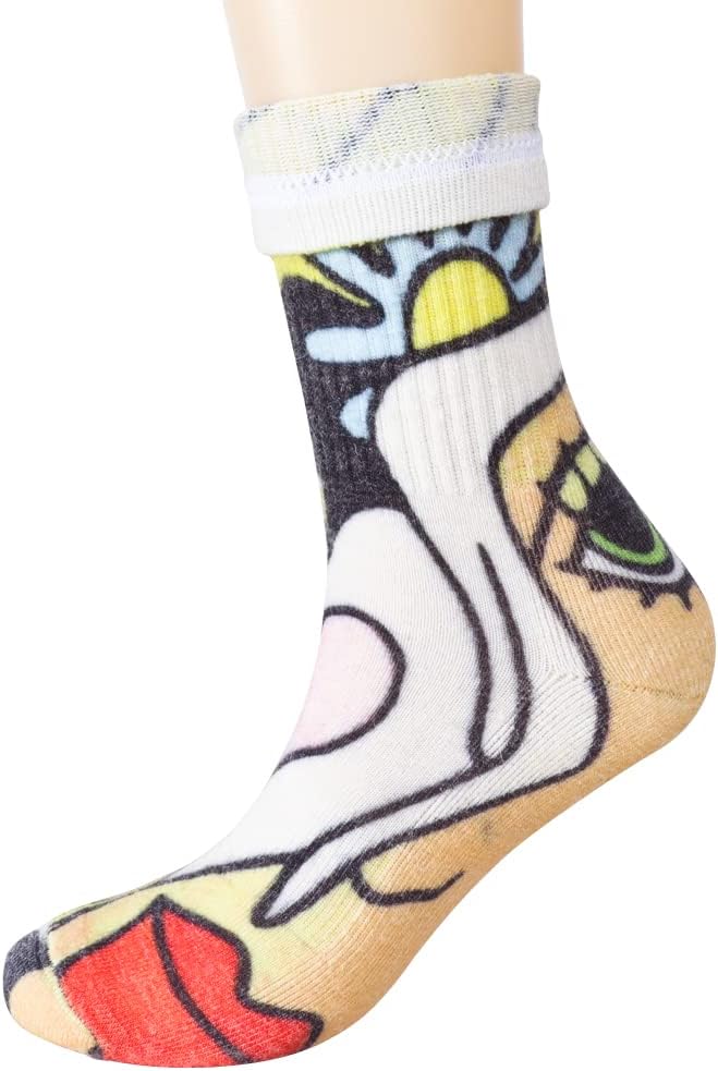 EnerWear 4 Pack Women's Merino Wool Outdoor Hiking Trail Crew Sock