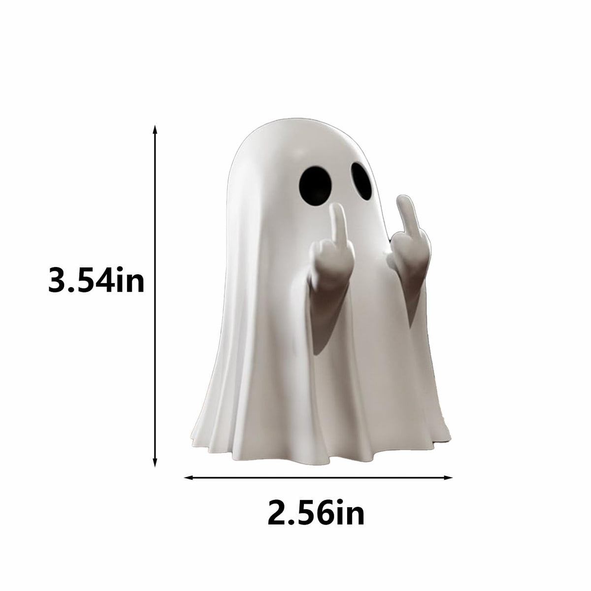 Halloween Ghost Figurine, Halloween Decorations Indoor, Farmhouse Tiered Tray Decor, Spooky Home Decorations, Coffee Table Centerpieces Shelf Mantel Display
