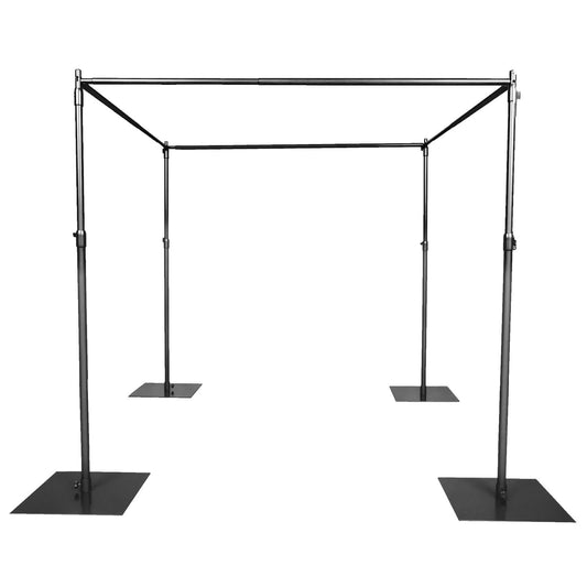Balsa Circle 10 ft Adjustable 4 Post Height Canopy Chuppah Mandap Hardware Kit Outdoor Wedding Decorations Photo Booth Photography Party Supplies