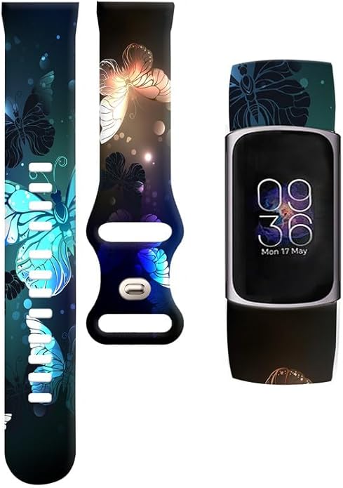 Sport Bands Compatible with Charge 6 /Charge 5 for Women Men,Soft Waterproof Replacement Straps Wristbands for Charge Advanced Fitness Tracker