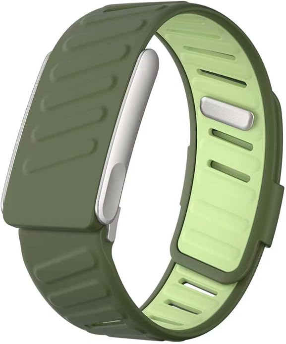 VeveXiao Rugged Comfort Silicone Wristband Compatible with WHOOP 5 | Whoop MG Band, Durable Soft Silicone Sports Loop Replacement Bands for Men Women with Metal Frame Connector