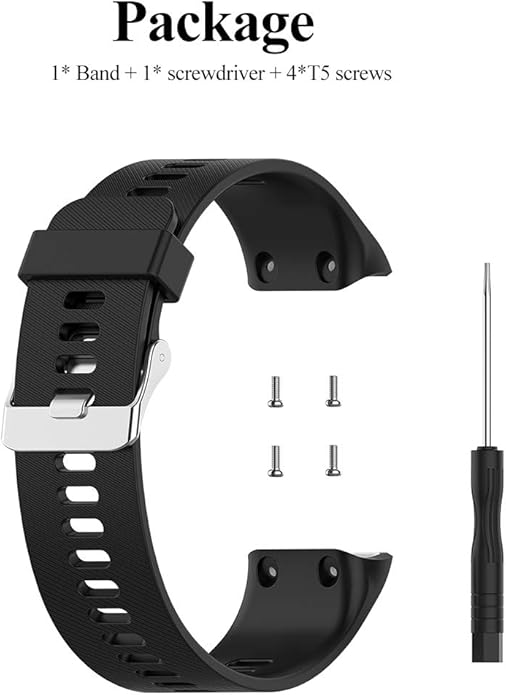 Compatible with Garmin Forerunner 35 Band,Solf Silicone Replacement Bands for Garmin Forerunner 35 Watch