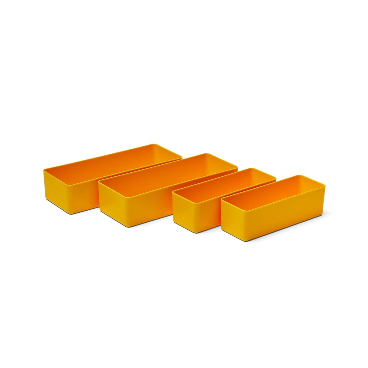 Character The Organizers, 4-Piece Storage System for Toolbox and Tool Bag Home Organization, Sunshine (Yellow)