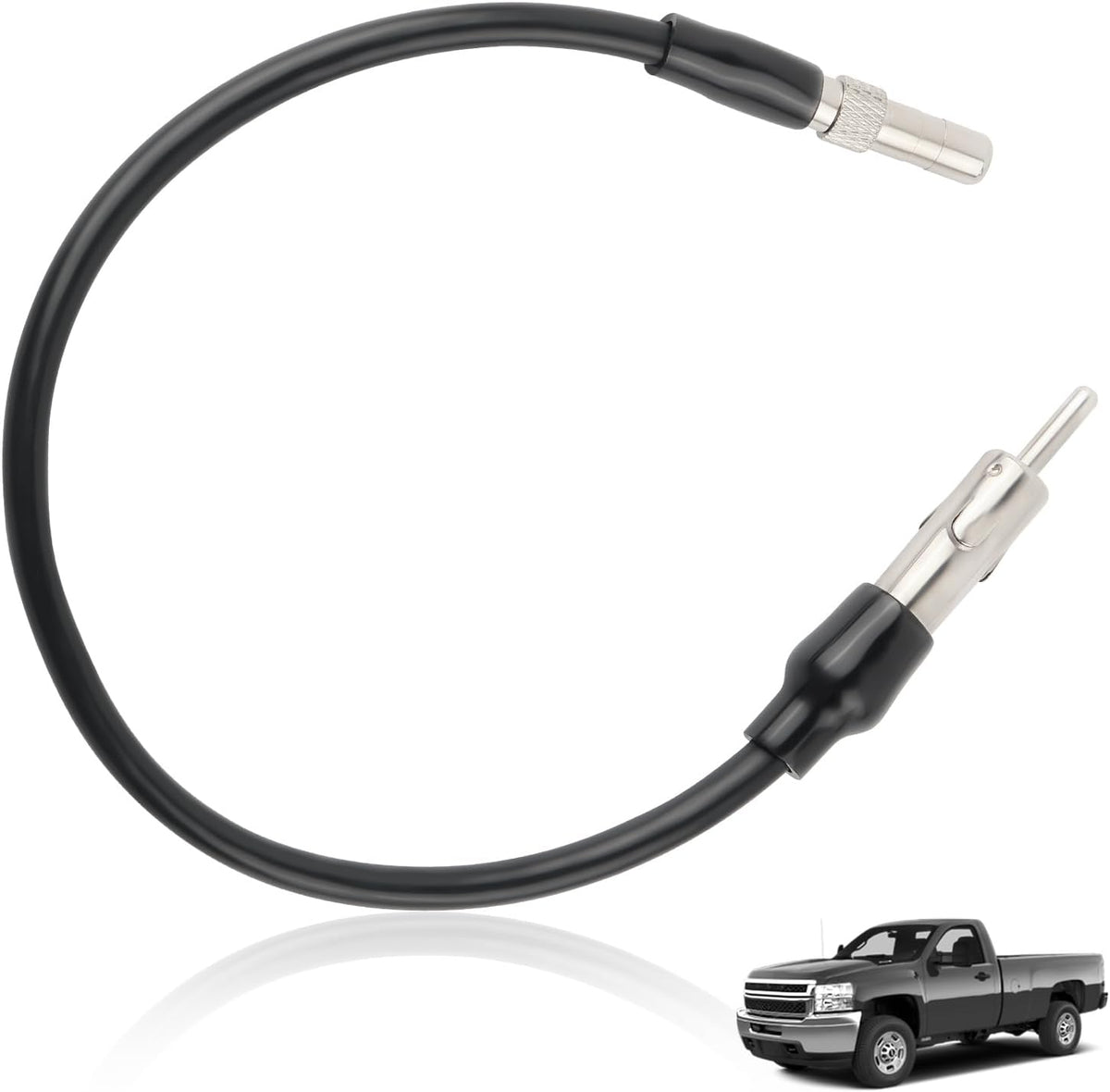 Figpade Car Radio Antenna Adapter Replacement,FM AM Upgrade Antenna Adapter for Car Stereo Compatible with GMC