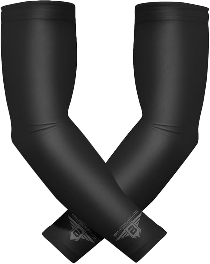 Bucwild Sports Baseball Arm Sleeve - Youth & Adult 1 Pair - Football Basketball Cycling Tennis