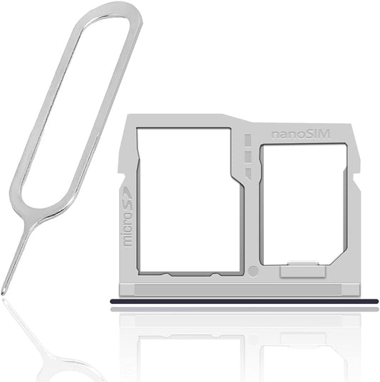 AceSoft 6 LM-Q730MM Perfectly Fit Standard Durable SIM and Memory Card Tray Holder w/SIM Card Ejection Pin Compatible