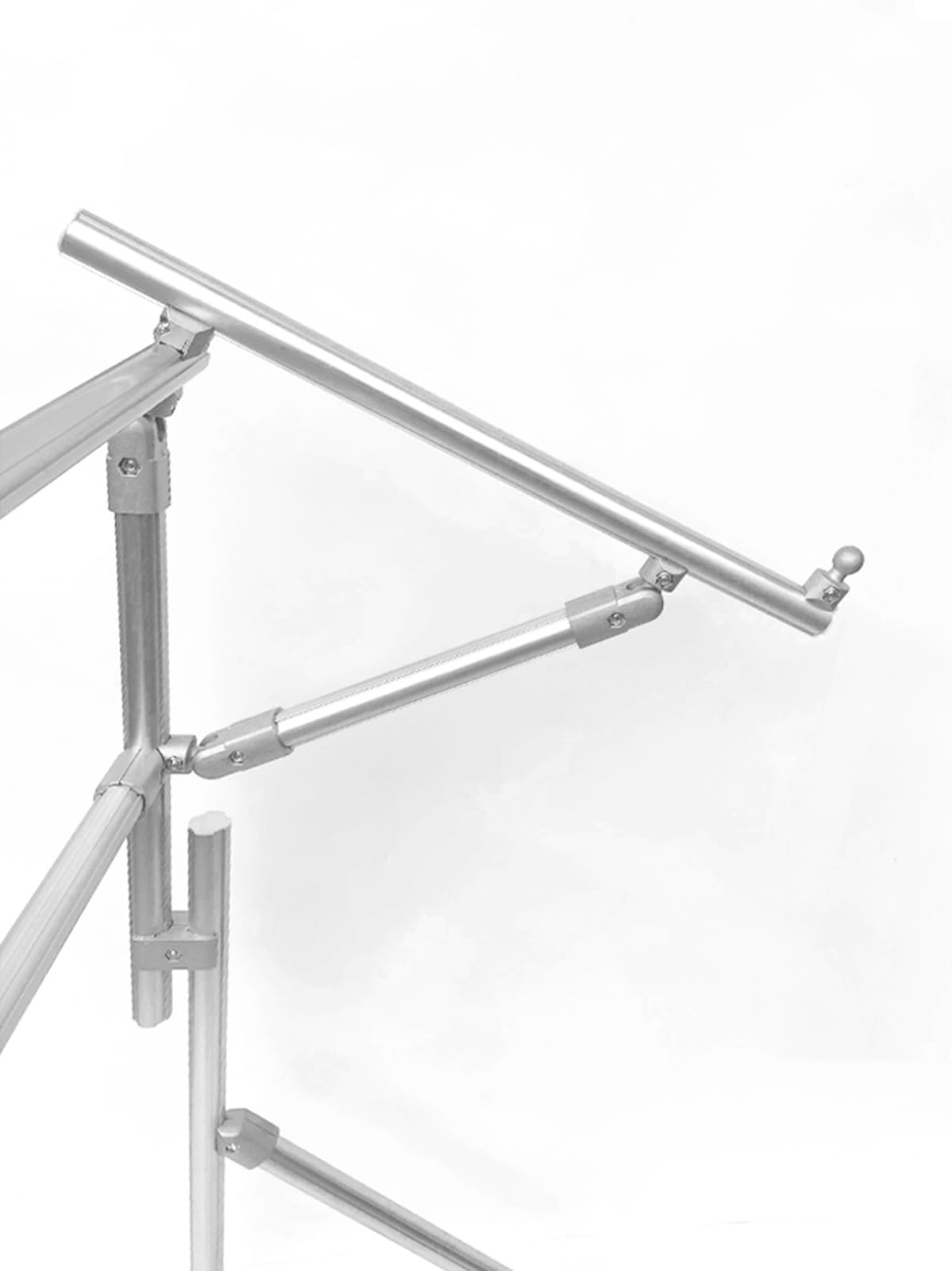 Embroidery Frame,,Embroidery Stand Cross Embroidery Frame Embroidery Auxiliary Tool Adjustable Floor Stand Lean Tube Suitable for Craftsmanship and Sewing, 39.37*28.34*20.47in, Silver