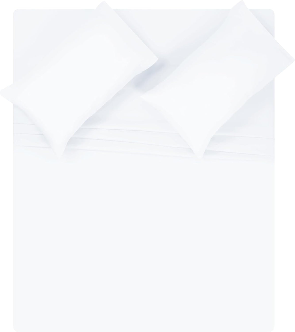 Skiennix Queen Sheet Set - Ultra Soft Double Brushed Microfiber, 4 Piece Deep Pocket | Easy Care, Wrinkle Free, Quick Dry - White
