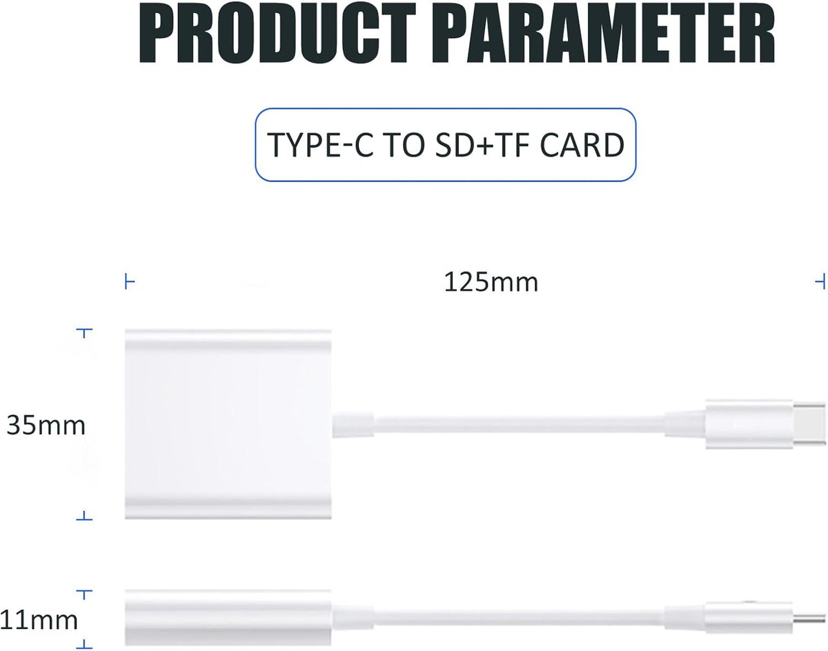 LBSC 15 16/iPad/MacBook/Mac, -2 USB C SD Card Reader, Type C SD Card Reader, Supports SD and MicroSD Memory Card