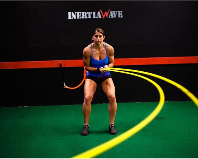 Dynamic Rubber Battle Ropes Alternative for Home and Gym | Maximize Calorie Burn | Revolutionary Fitness Equipment for Abs and Full Body Workout