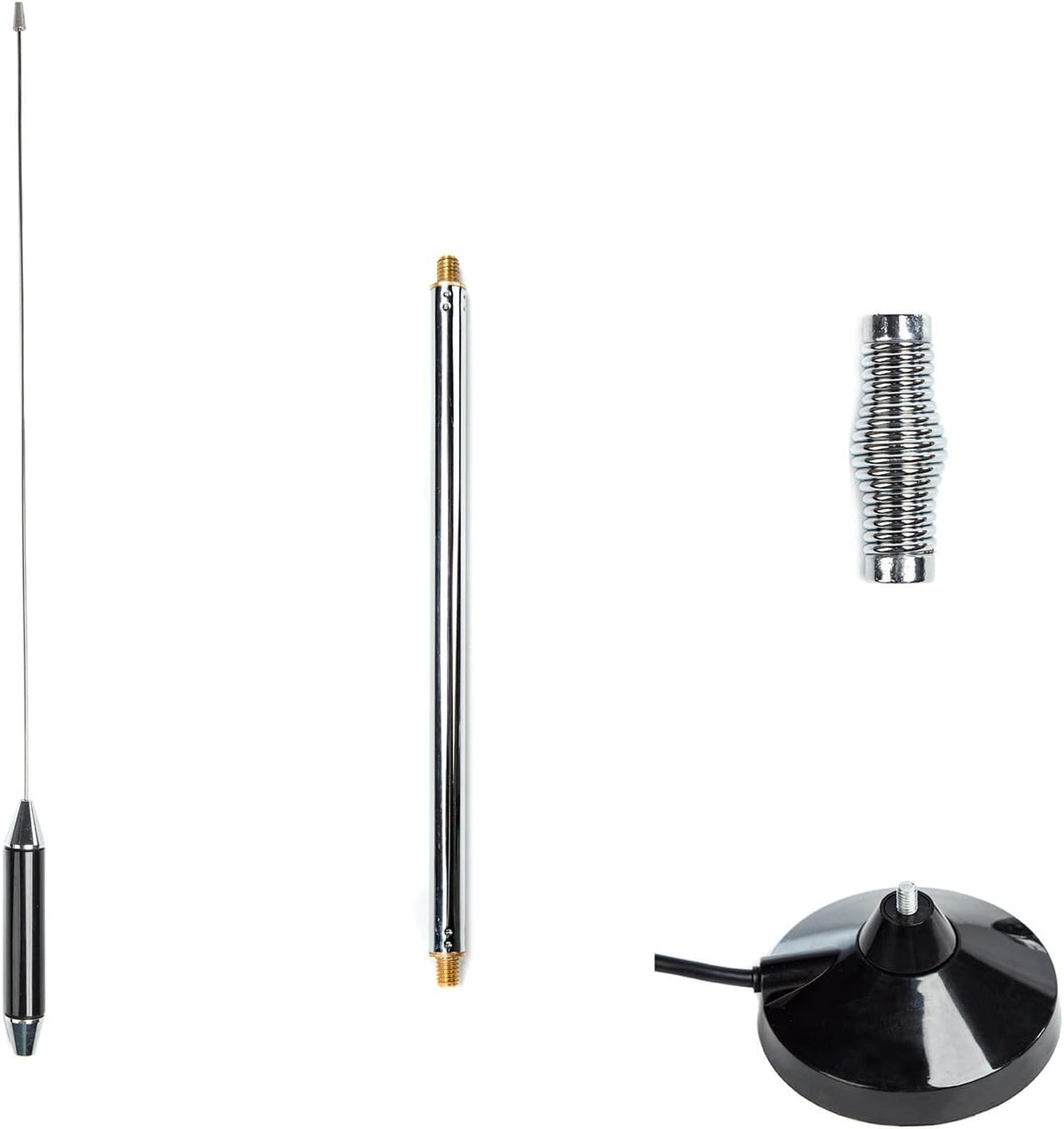 LUITON 28 inch 27 CB Antenna Mhz CB Radio Antenna Full Kit with Heavy Duty Magnet Mount Mobile/Car Radio Antenna