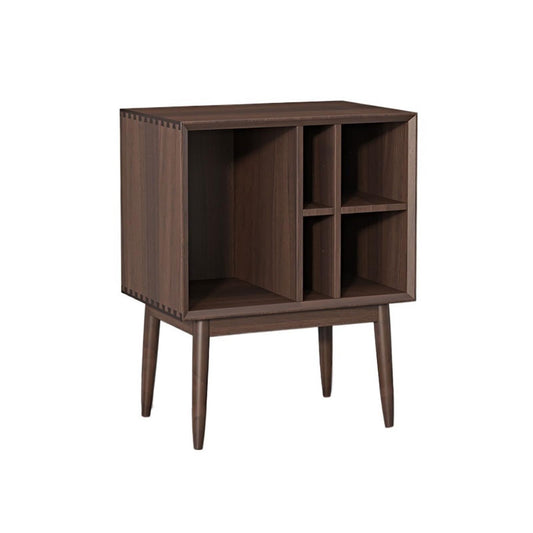 rG5iVb0 CD Storage Rack Retro Vinyl Record Cabinet Magazine Storage Bookcase Wooden Sofa Sideboard