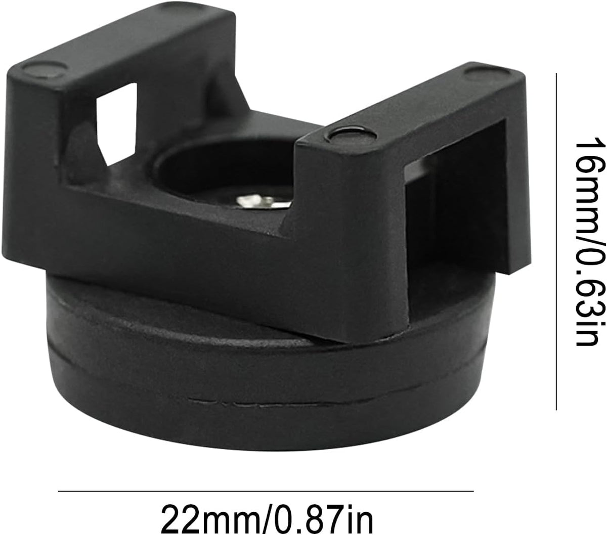 18lbs (22mm, Count, 20) Magnetic Cable Zip Tie Base, Heavy Duty Vertical Tension, Multipurpose Wire Clips Management