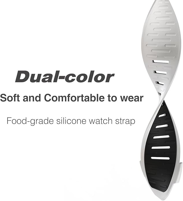 Men Women Soft Silicone Wristband Compatible with Whoop 4.0 Band Strap, Replacement Adjustable Breathable Sport Band for Whoop 4.0 & U-shaped Metal Frame