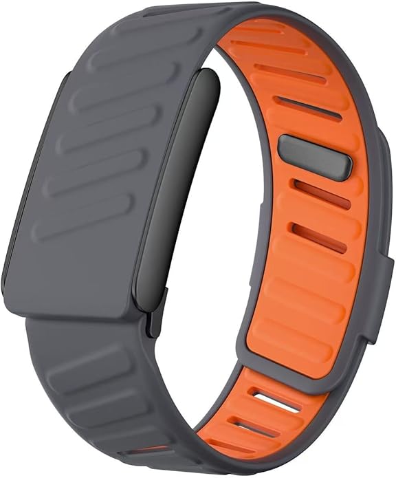 VeveXiao Rugged Comfort Silicone Wristband Compatible with WHOOP 5 | Whoop MG Band, Durable Soft Silicone Sports Loop Replacement Bands for Men Women with Metal Frame Connector