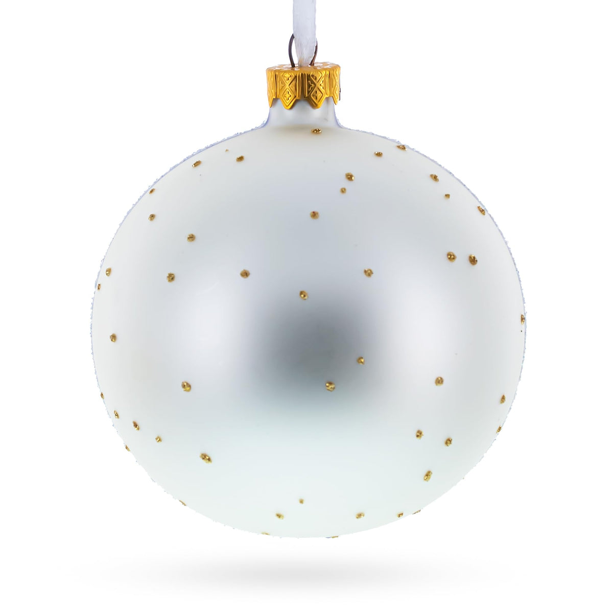 The Witch on Halloween Glass Ball Christmas Ornament 4 Inches
