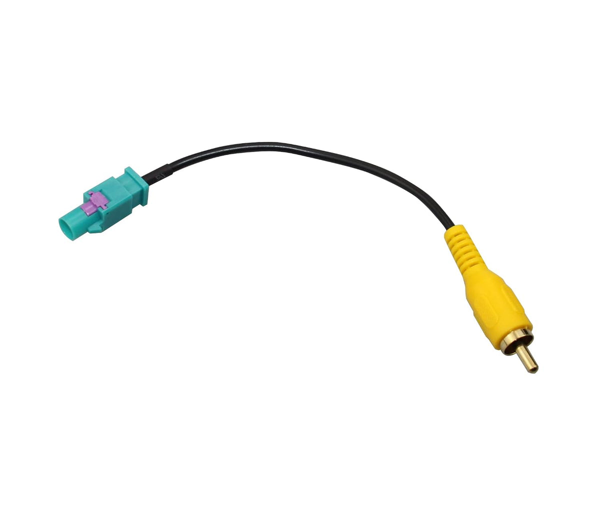 15cm Antenna Adapter for Fakra Male to RCA Male for Car Reverse Backup Rear View Camera Long