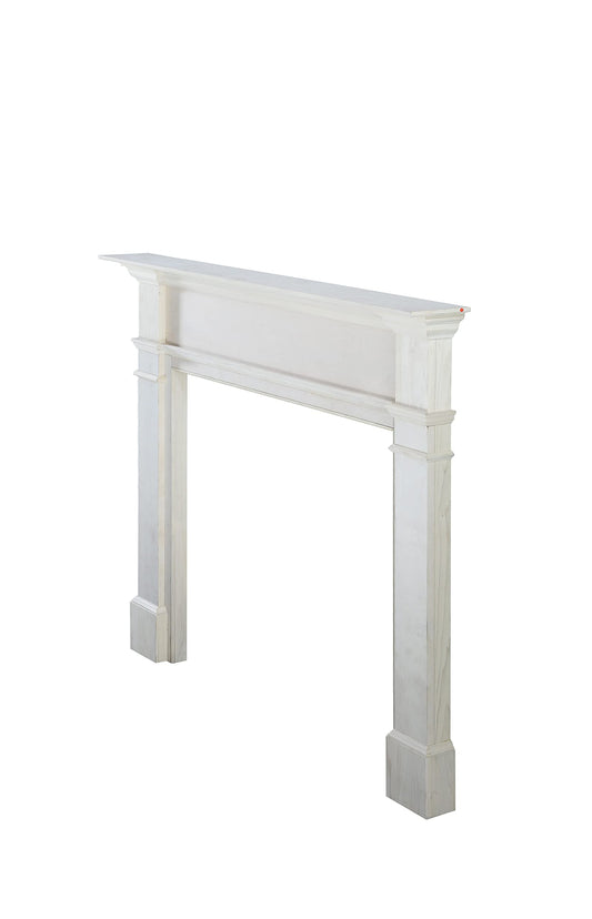 Pearl Mantels ARYB56120 Bold Yet Unpretentious and Homey Wood Mantel Surround, 56", Unfinished