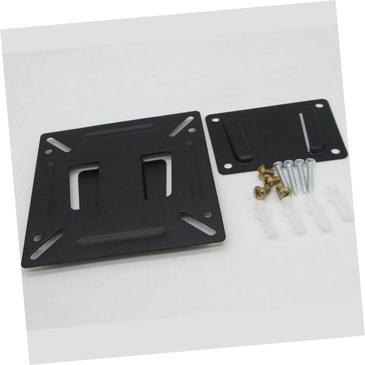 Luxshiny 14-24 Inch 3pcs Pack, LCD Tv Wall Mount Bracket Metal Fixed Monitor Holder for Home Office with Compatible