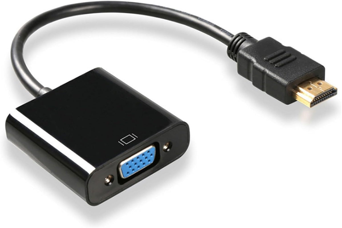 JINPIAOPIAO 1080P HDTV to VGA Cable Adapter HDTV Male to VGA Female Video Converter for PC Laptop Projector Monitor