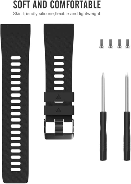 Compatible with Garmin Forerunner 35 Band,Solf Silicone Replacement Bands for Garmin Forerunner 35 Watch