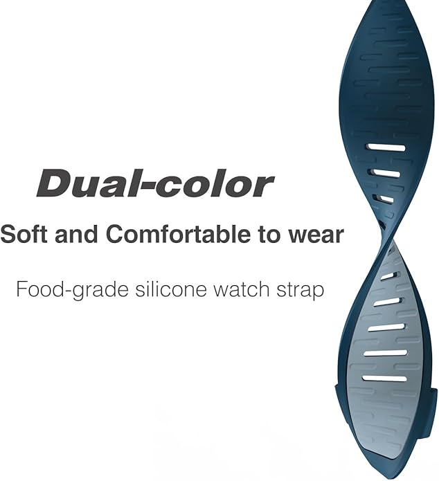 Men Women Soft Silicone Wristband Compatible with Whoop 4.0 Band Strap, Replacement Adjustable Breathable Sport Band for Whoop 4.0 & U-shaped Metal Frame