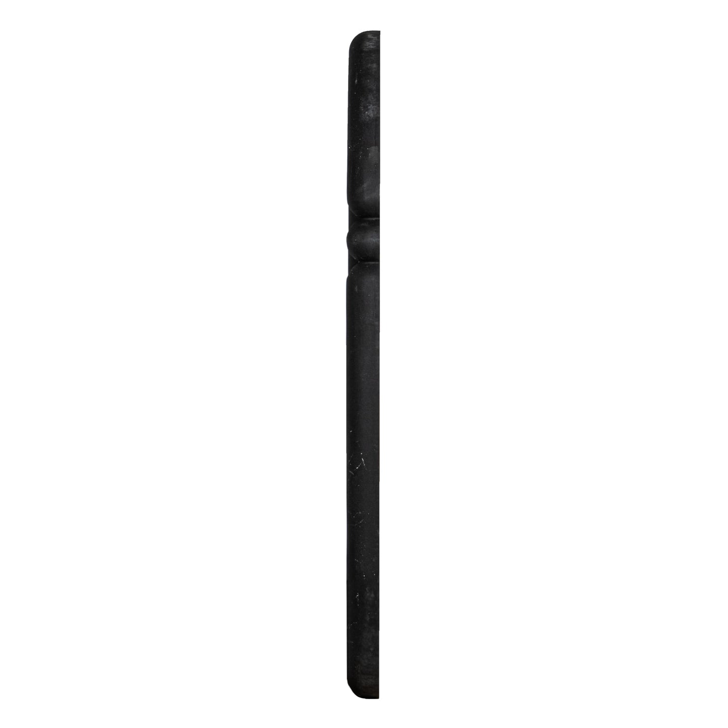 Creative Co-Op Oval Wood-Framed Wall Mirror, Black