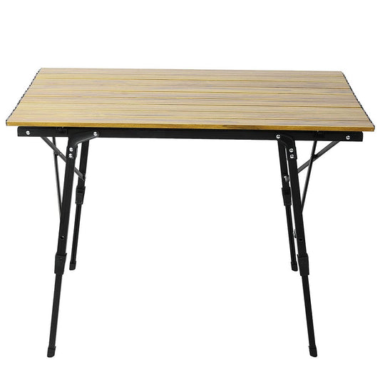 OPPWONG Portable Aluminum Alloy Folding Table Camping Picnic Desk with Easy Assembly No Tools Needed for Outdoor BBQ Dining