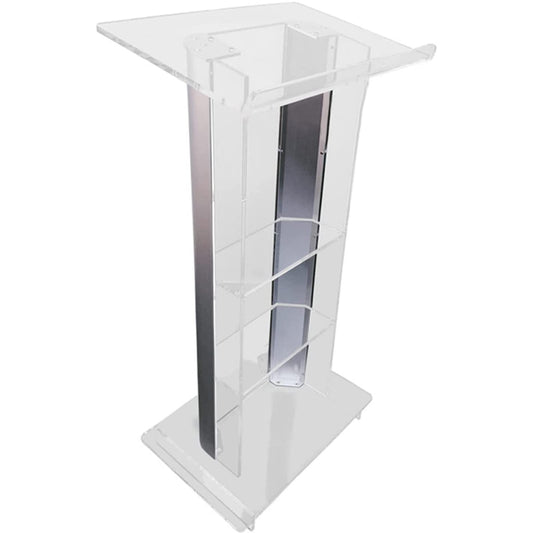 Lectern Podium Stand, Acrylic Church Podium, Portable Podium Stand, Yayli Podium, Church Forum for School Conference Speeches and Concert Stage, Charitable Platform, Welcome Platform, Vertical Podium,