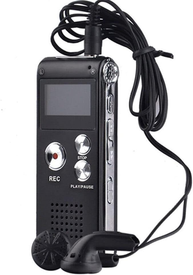 TEAMWILL 8GB Paranormal Ghost Hunting Equipment Digital EVP Voice Activated Recorder USB