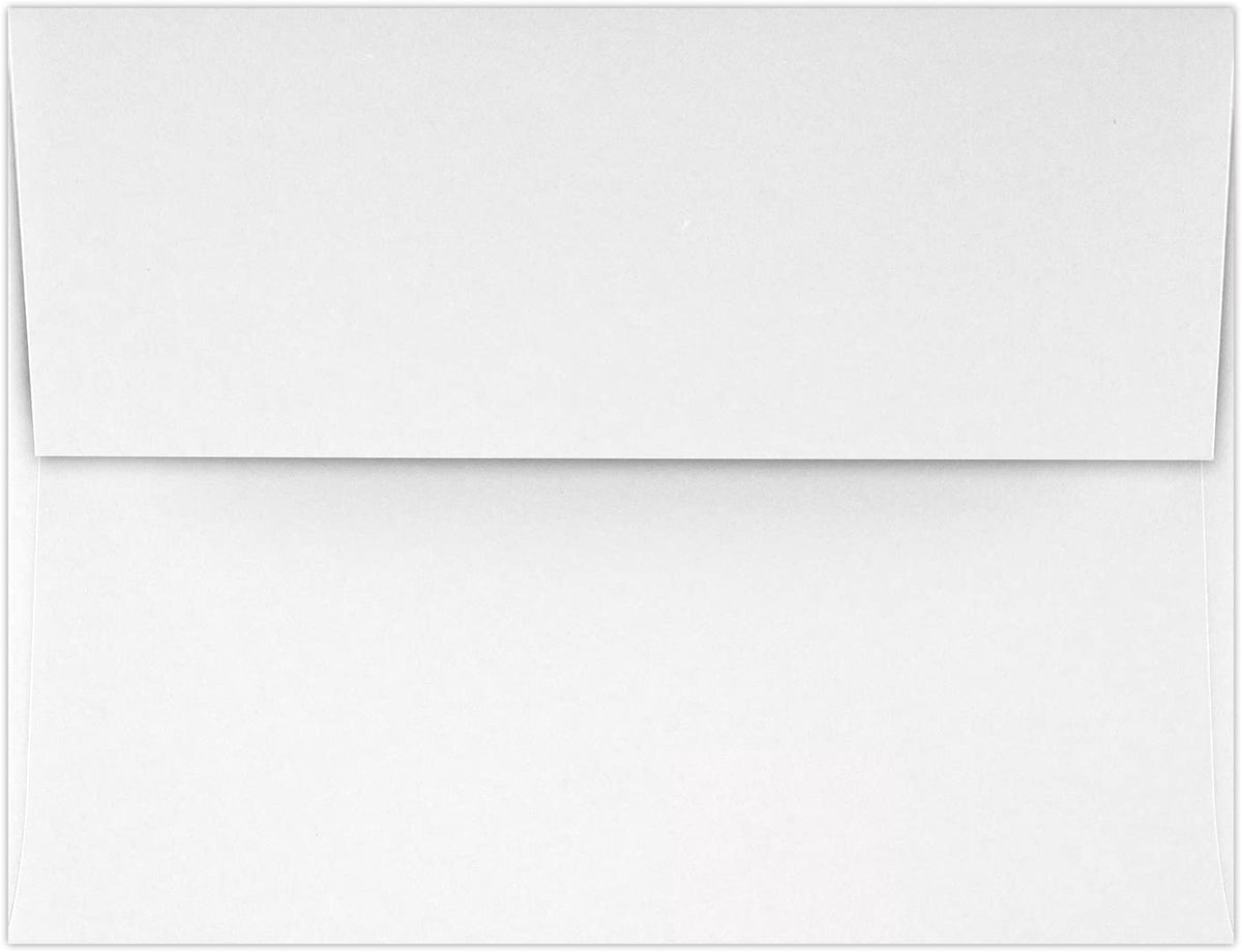 LUXPaper A2 Invitation Envelopes (4 3/8 x 5 3/4) - 70lb. Classic Linen Avon Brilliant White (1000 Qty.) | Perfect for Invitations, Announcements, Sending Cards, RSVP Cards | 4870-70AWLI-1M