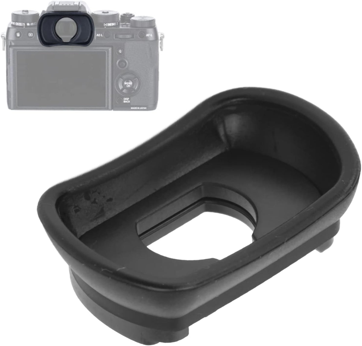WIHFHGZ XT3 XT2 XH2 GFX100 Camera Eyecup Rubber Eye Cup for - Soft Protective Eyepiece, Light Blocking Design
