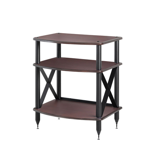 Pangea Audio Vulcan TT Turntable Stand with Vinyl Record Storage (Espresso)