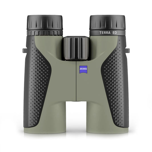ZEISS Terra ED Binoculars 10x42 Waterproof, and Fast Focusing with Coated Glass for Optimal Clarity in All Weather Conditions for Bird Watching, Hunting, Sightseeing, Black-Green (Black-Green)
