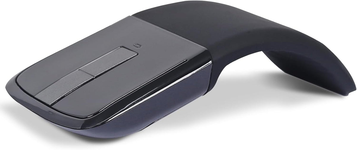 WUDEMWWFE Bluetooth Arc Mouse Foldable Slim and Portable Mini Wireless Computer Travel Mouse Folding Optical Touch Mice