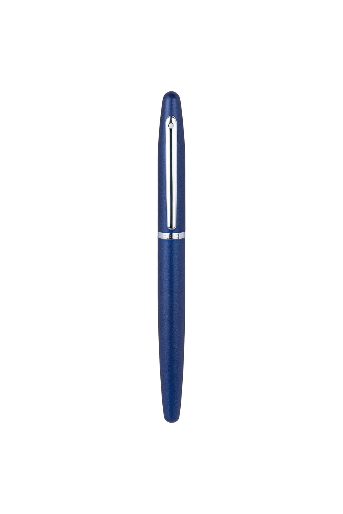 Sheaffer VFM Neon Blue Fountain Pen with Chrome Trim and Fine Nib
