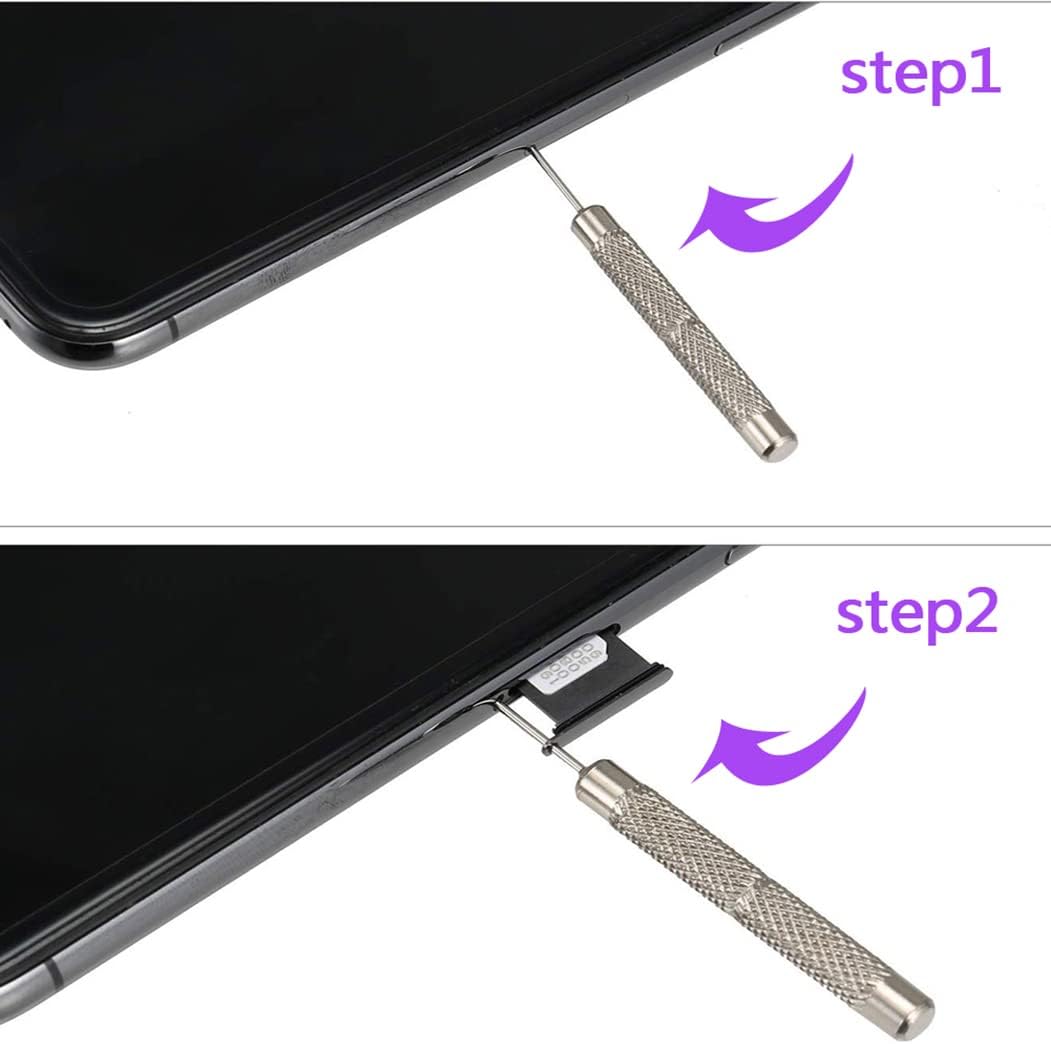 AYWFEY 4 Pcs SIM Card Tray Eject Pin Tools Removal Tool Ejector Pin Needle for All Models Compatible with All iPhone