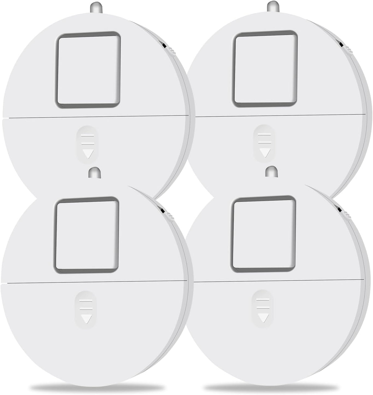 EVA LOGIK 4-Pack 120dB Window Alarm System - Ultra-Loud Alarms with Advanced Vibration Sensors - Window Security Alarms