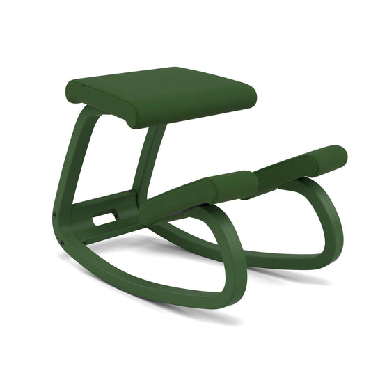 Varier Variable Ergonomic Office Kneeling Chair for Desk Forest – Back Pain Relief, Rocking Seat for Home, Study & Posture Support – 10 Year Quality Guarantee