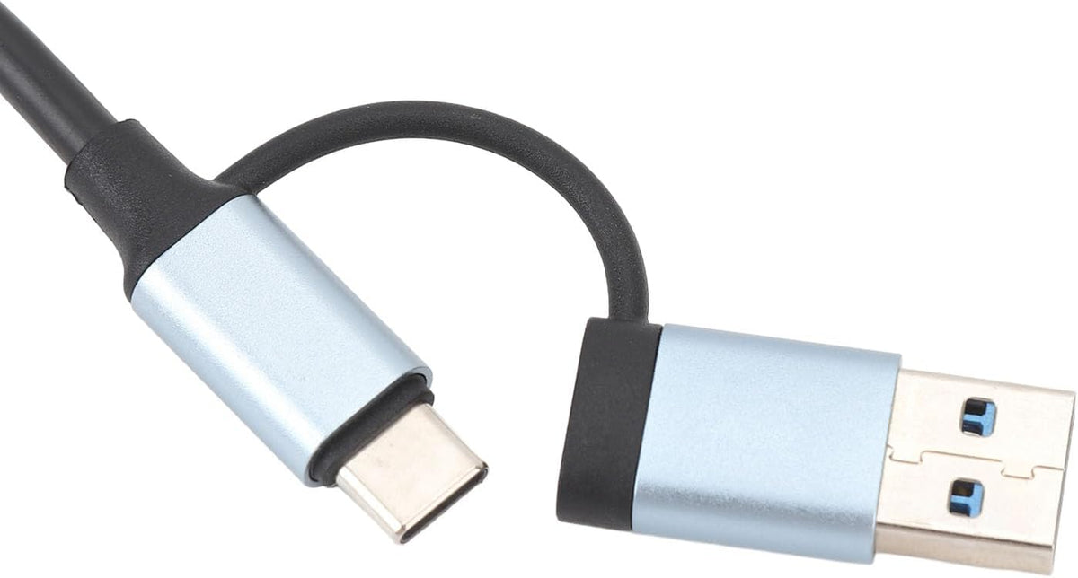 XUMIUZIY 8 1 3.0 in USB C Hub, Aluminum USB C Ethernet Multiport Adapter, Loseless USB Docking Station for Computers