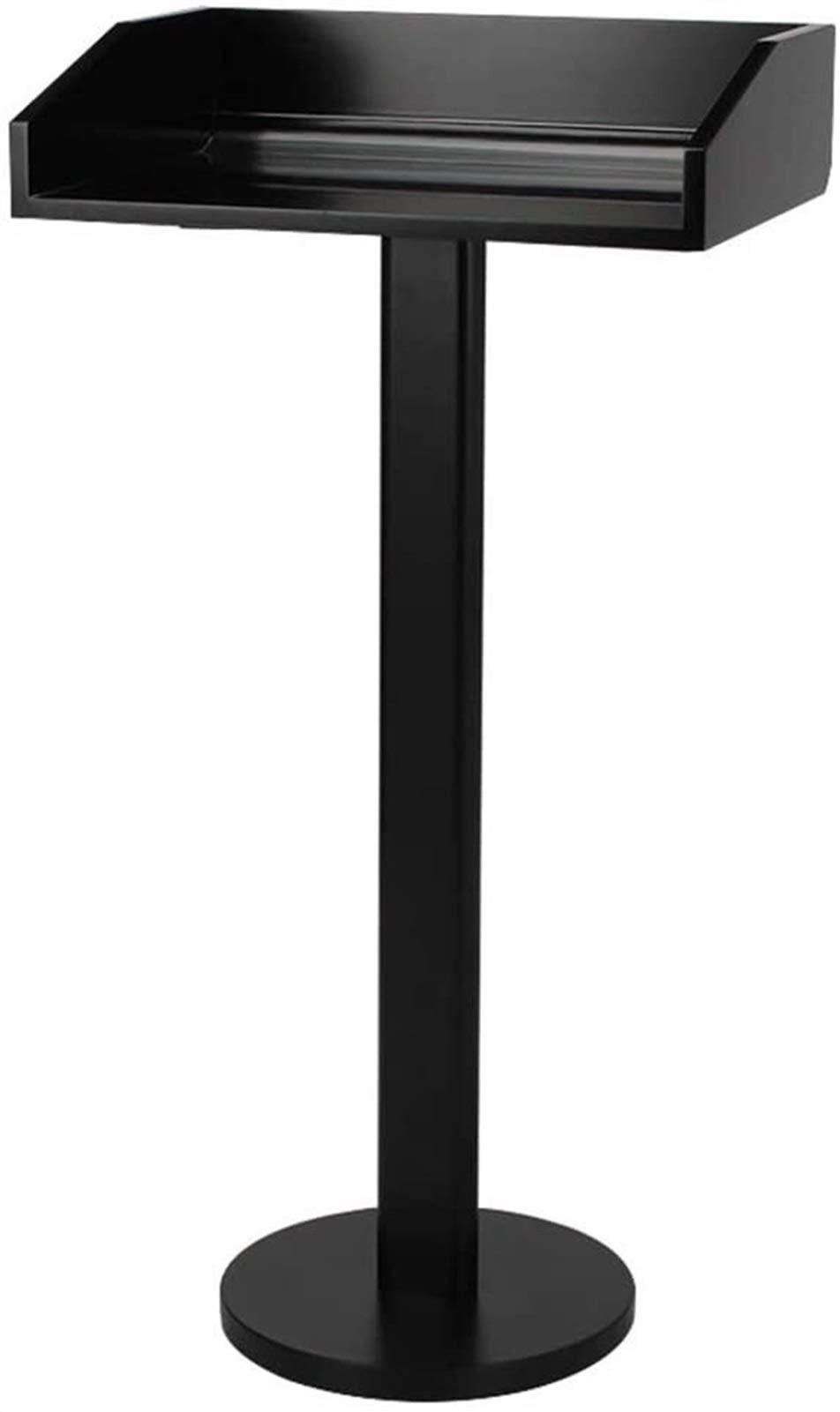 LaseVe Lectern Podium Stand, Lectern Free-Standing Floor Standing Pulpit Hotel Restaurant Entrance Podium Welcome Table Speaking Stage Master of Ceremonies for Church School Presentation