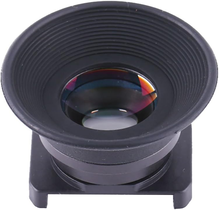 AlcheLHymist 1.5X 6 Fixed Focus Viewfinder Eyepiece Magnifier for DSLR Camera, Durable Eyecup with Mount Bases, Clear