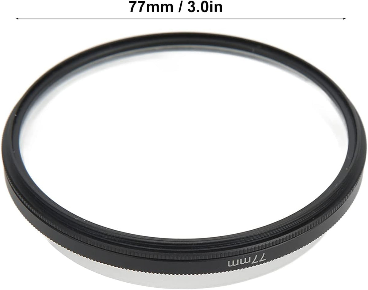 FAUOSWUK Filter,77mm 2.8-7.0) Photographic Effect Photography Prism with,Double Sided Camera Filter Effect for Selfie
