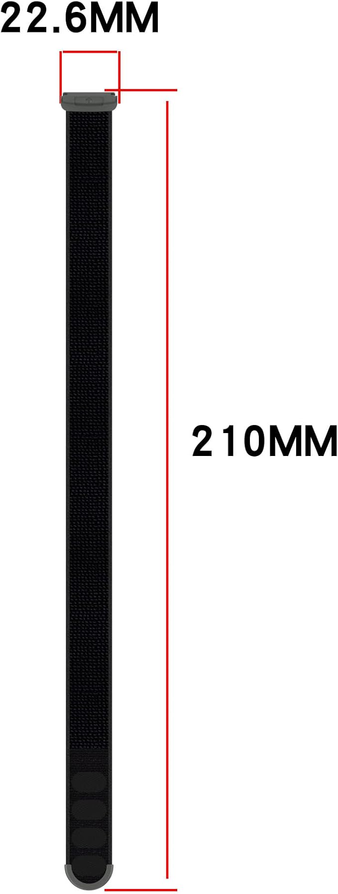 Compatible with Fitbit Google Ace LTE, Quick Release Nylon Hook Loop Replacement Sport Strap Accessory Fit for Fitbit Ace LTE Band, Black