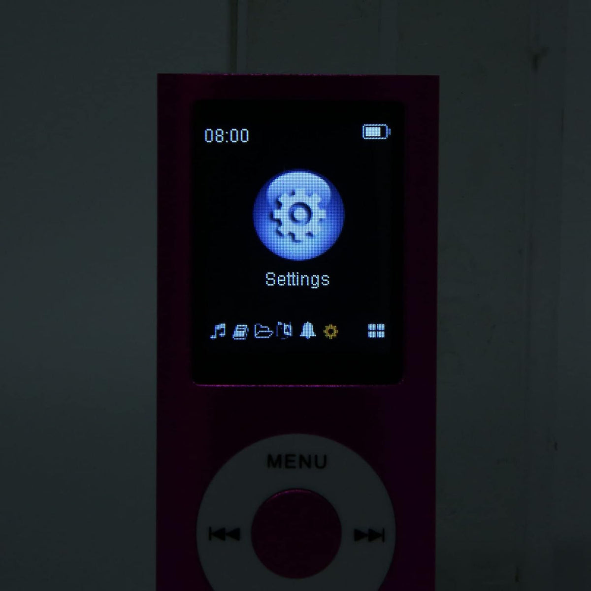 LICAEVEY 1.8" MP3 64GB, Ultra Thin Bluetooth Player with LCD Screen, Expandable Memory to Portable Music Player