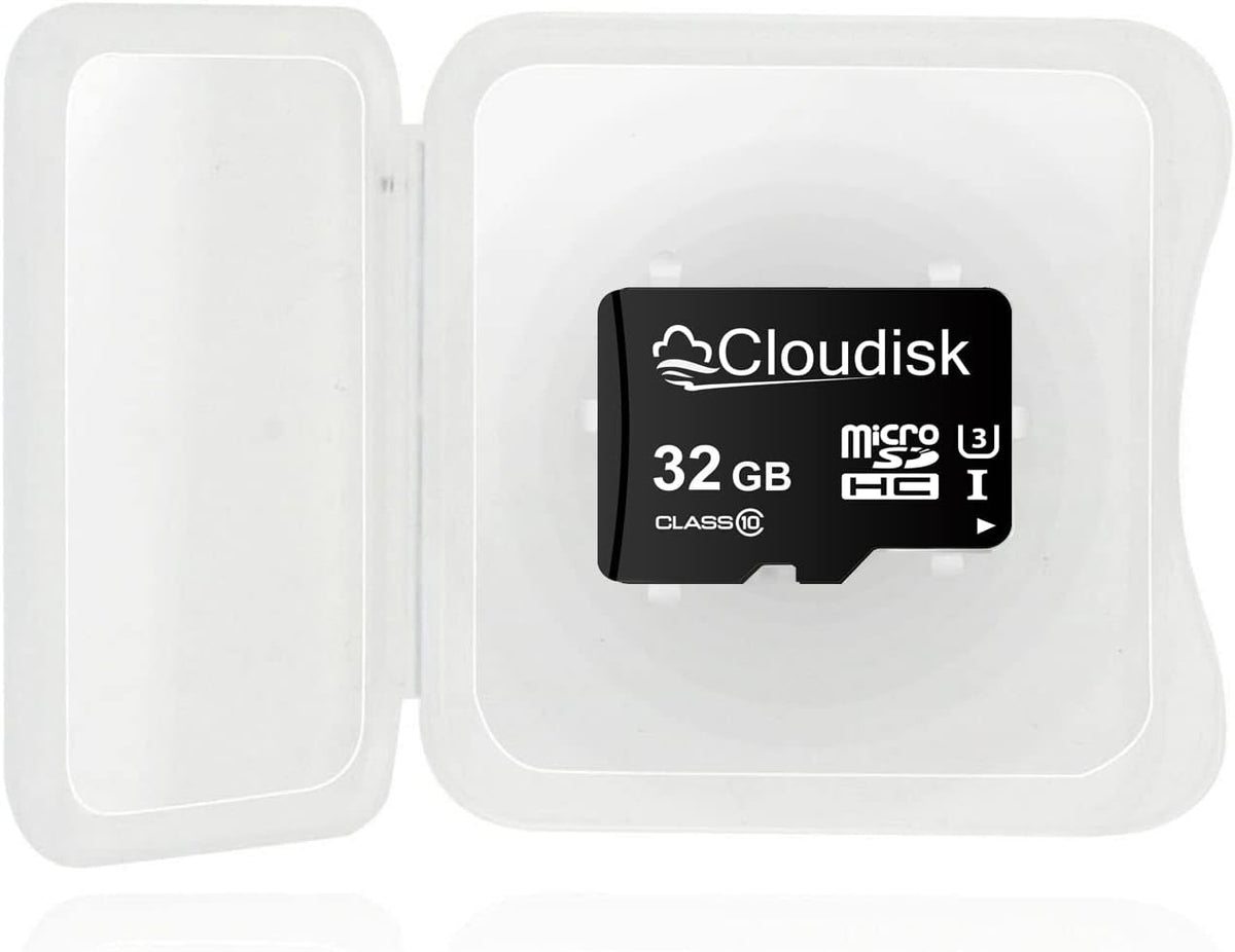Cloudisk Pack 5 32GB C10 A2 U3 (32 of Micro SD Card Flash Memory Card Micro SDHC with SD Adapter, Card Reader GB)