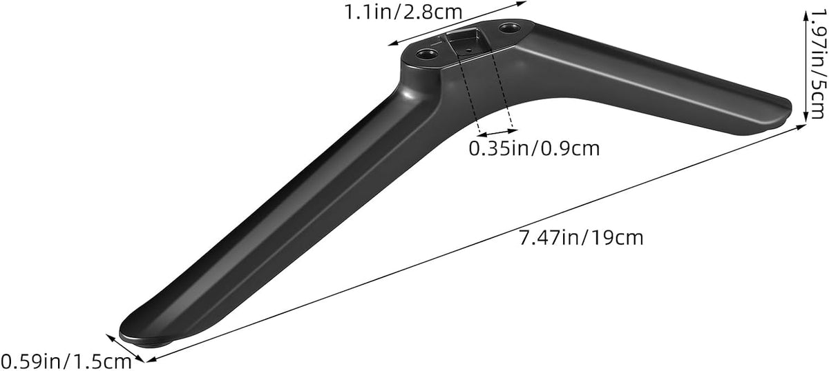 32 Inch Cabilock Universal Tv Stand Replacement Legs with Screws Non-Slip Base for Tvs LCD Led Smart Tv Pedestal Mount