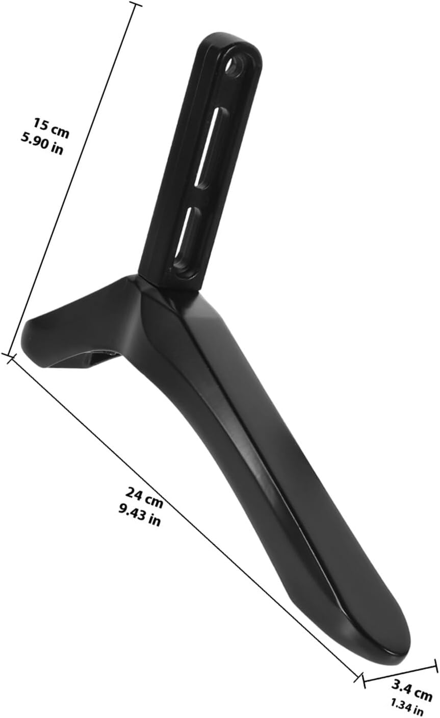 Luxshiny Tv Stand Base Pedestal with Screws Black Tv Holder Tabletop Support Compatible Replacement for Living Room